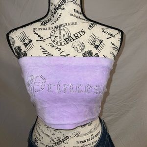 Forever 21 Princess Rhinestone Tube Top